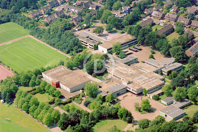 Luftbild Bocholt Euregio Gymnasium 2000