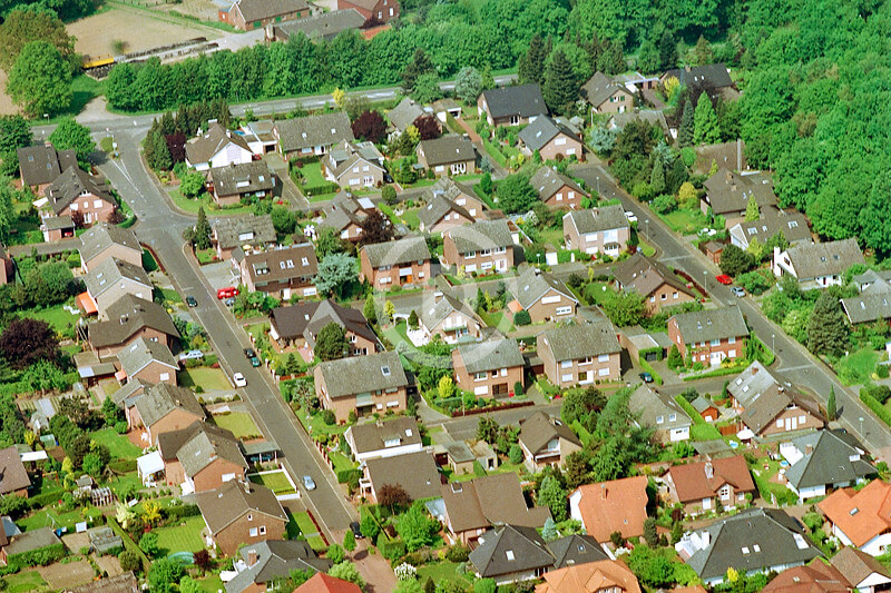 Luftbild Bocholt Winterswijker Straße Stenern 2000