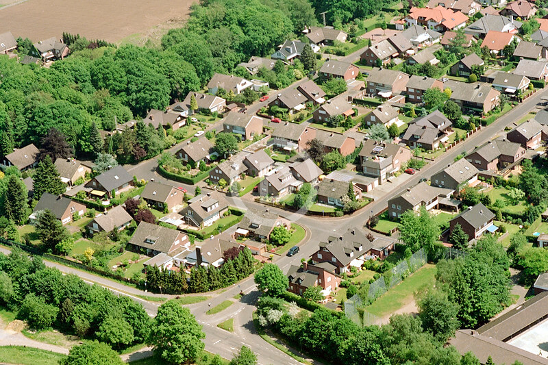 Luftbild Bocholt Winterswijker Straße Stenern 2000