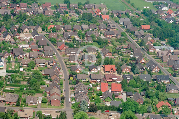 Luftbild Bocholt Grüner Weg Mussum 2000