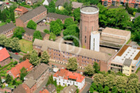 Luftbild Bocholt Berufskolleg am Wasserturm 2000