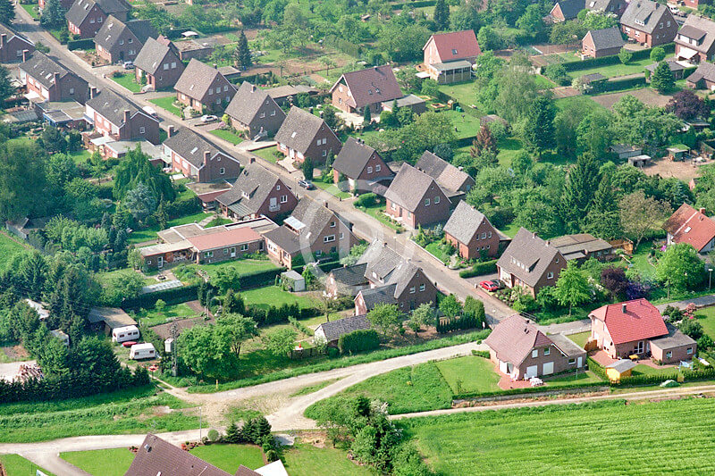 Luftbild Bocholt Pendeweg Werth 2000