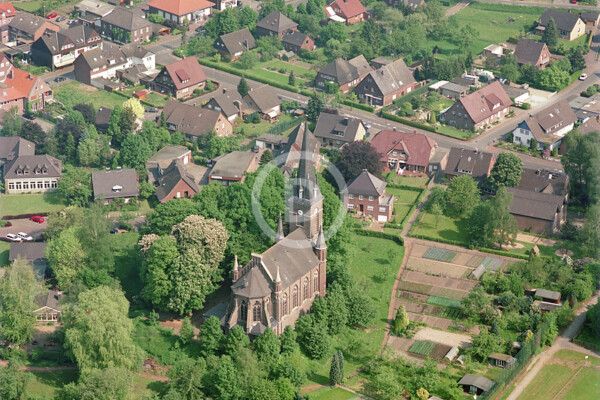 Luftbild Bocholt Pendeweg Werth 2000