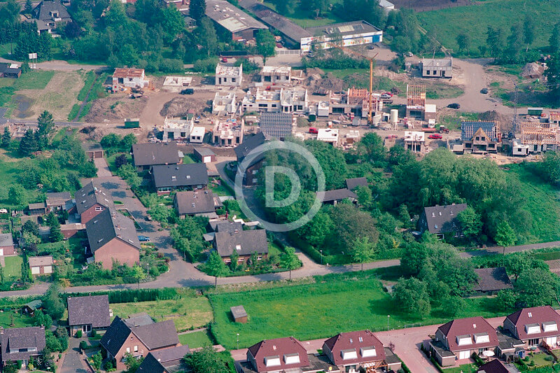 Luftbild Bocholt Deichstraße Werth 2000