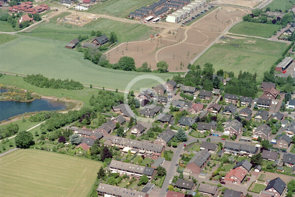 Luftbild Bocholt Ginsterweg Wertherstrasse Siedlung West 2000